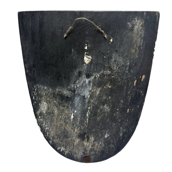 Wooden Tribal Mask Wall Decor Balinese Style Handpainted Artisan Crafted 11.5" - Picture 4 of 12